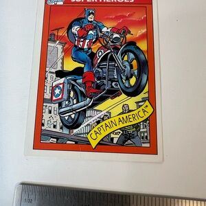 1990 Marvel Universe: Captain America #31 - Rookie Card